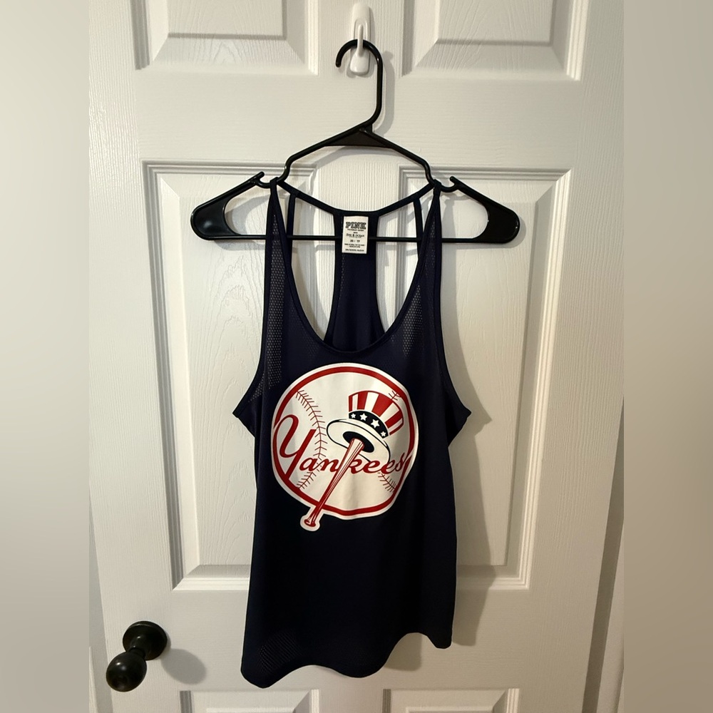 Size XS PINK Victoria's Secret Navy Tank Top